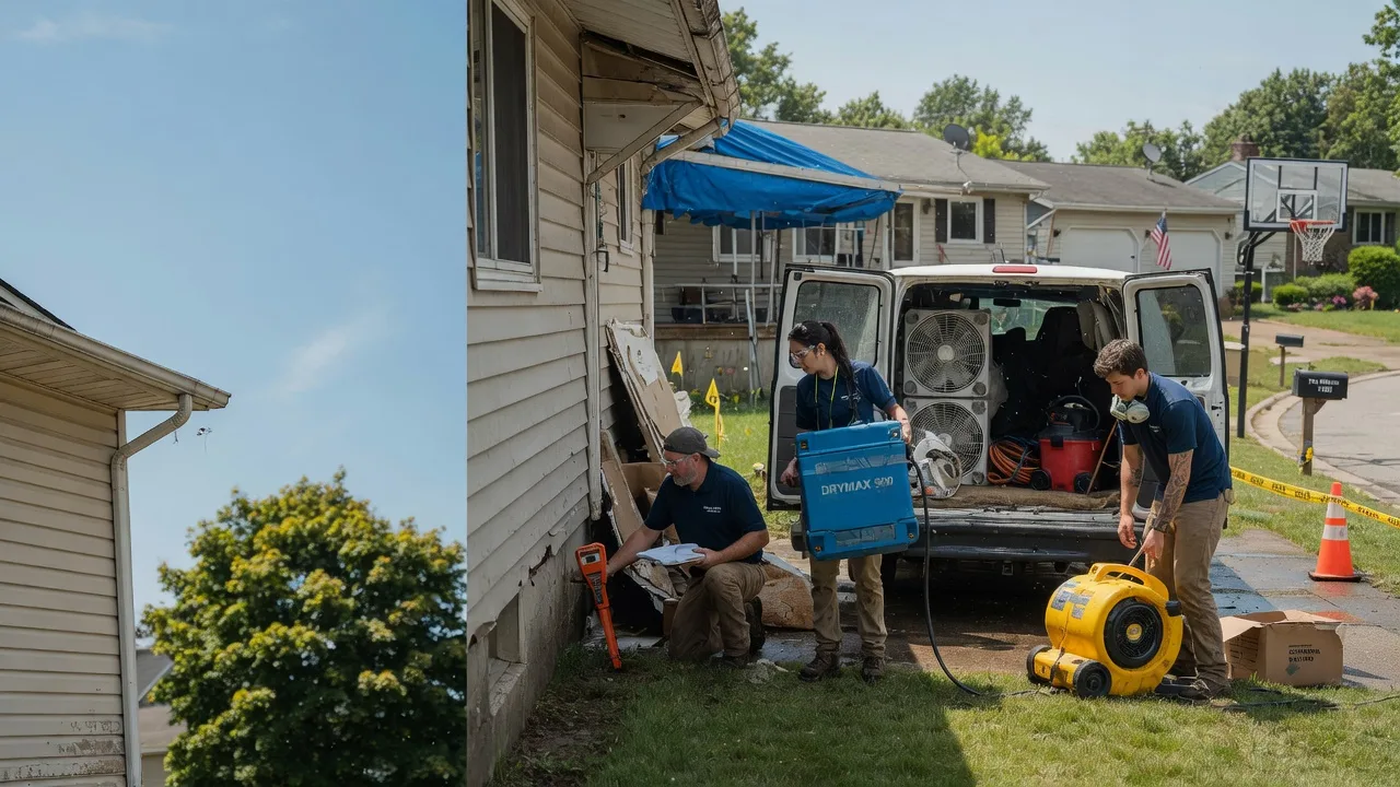 Ceiling Leak Cleanup in Helen, WV near me